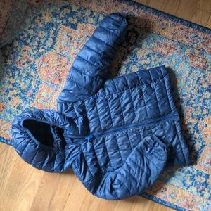 Primary Navy Blue Lightweight Puffer Jacket